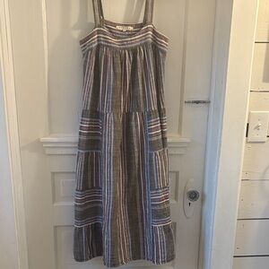 XiRENA Multicolor Striped Midi Dress
